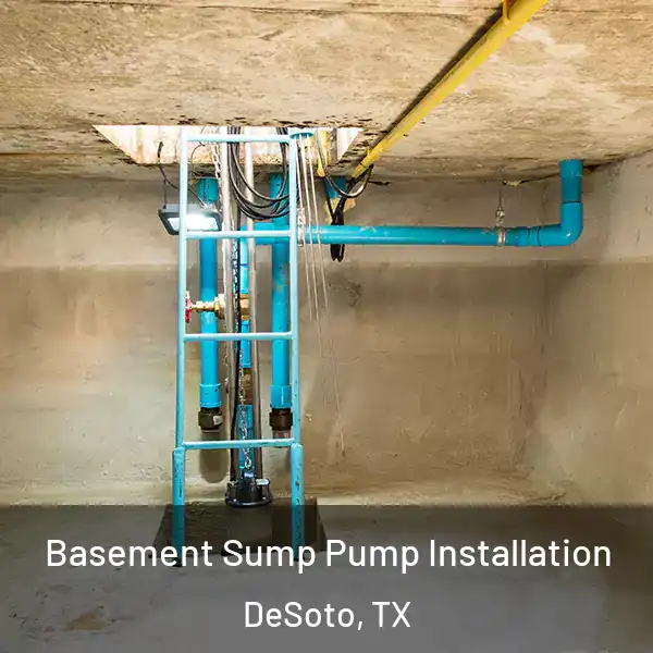  Basement Sump Pump Installation DeSoto, TX
